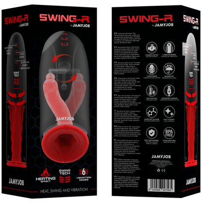 Jamyjob - Swing-r - Vibrations-Masturbator mit Heizfunktion
