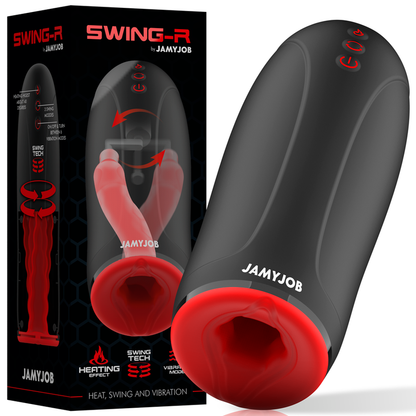 Jamyjob - Swing-r - Vibrations-Masturbator mit Heizfunktion