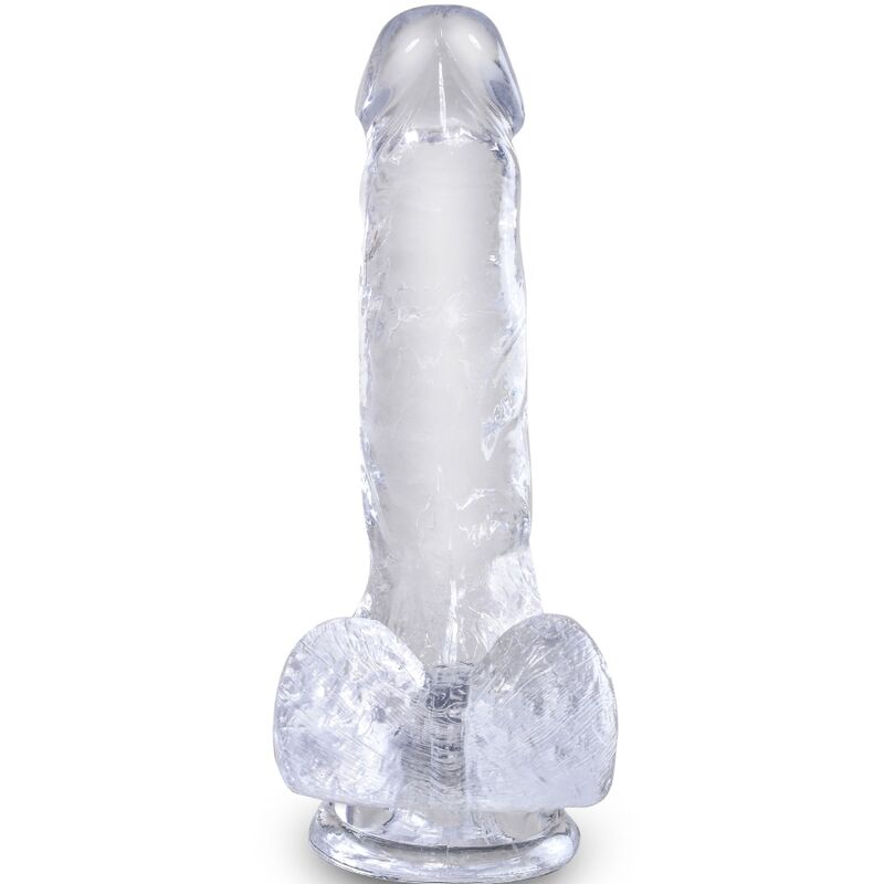 King Cock - Clear - Realistischer Penis mit Eiern