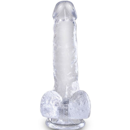 King Cock - Clear - Realistischer Penis mit Eiern