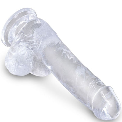 King Cock - Clear - Realistischer Penis mit Eiern