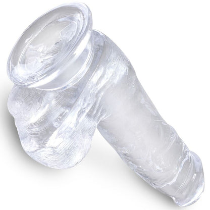 King Cock - Clear - Realistischer Penis mit Eiern
