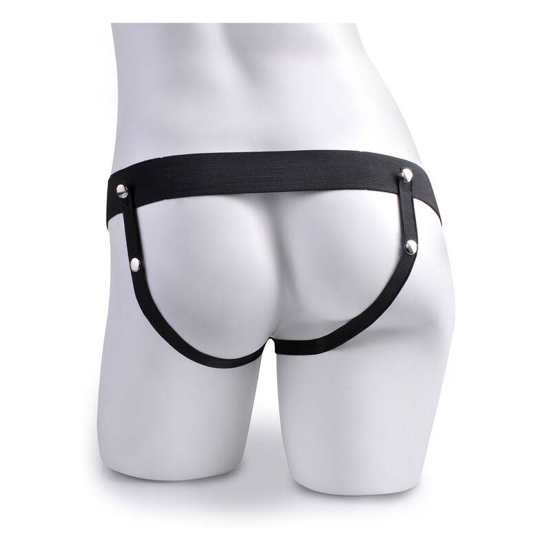 Fetish Fantasy - Hohler Naturdildo mit elastischem Strap-On
