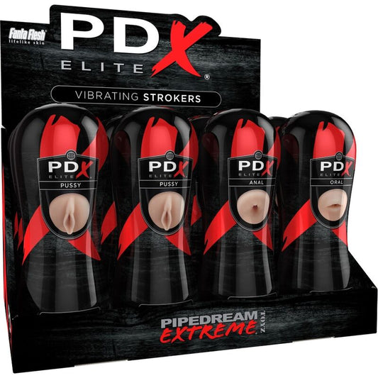 PDX - Vibrating Stroker Set - Masturbator