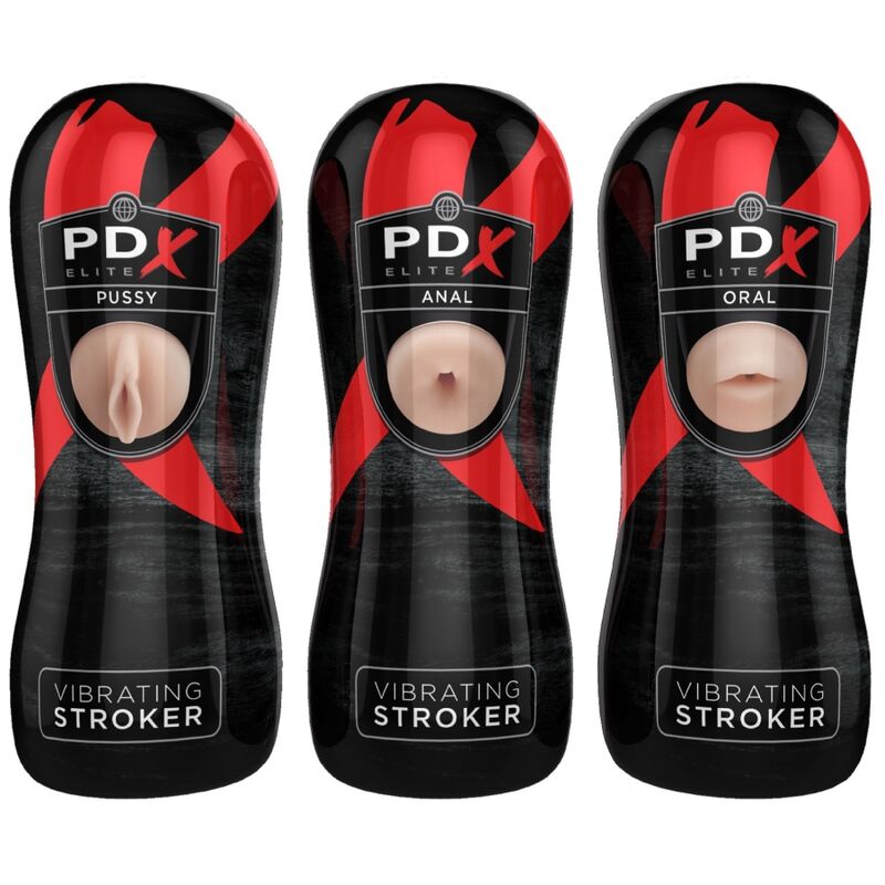 PDX - Vibrating Stroker Set - Masturbator