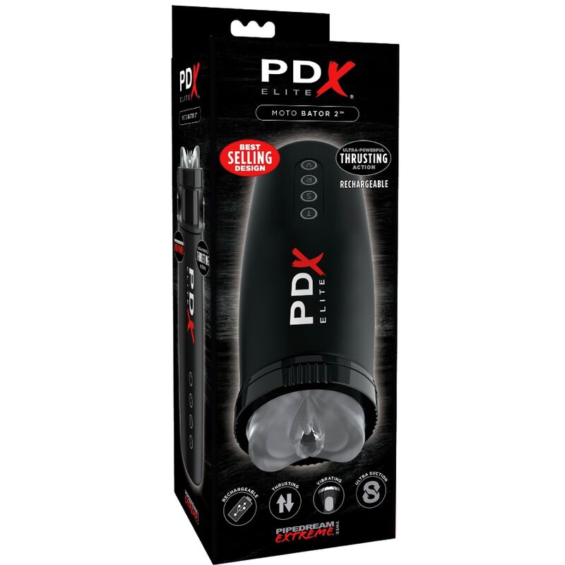 PDX - Elite Moto-Bator 2 - Freihand-Masturbator