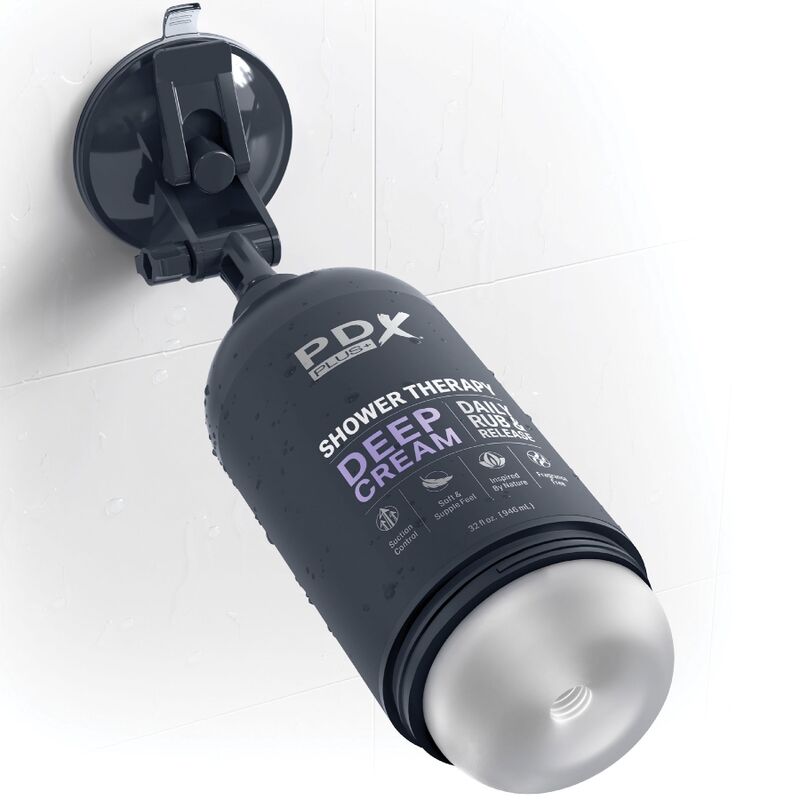 PDX - Shower Therapy - Diskreter Stroker mit Saugnapf