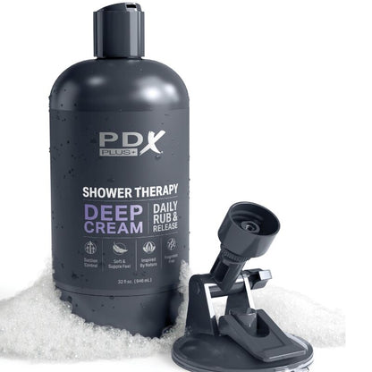 PDX - Shower Therapy - Diskreter Stroker mit Saugnapf