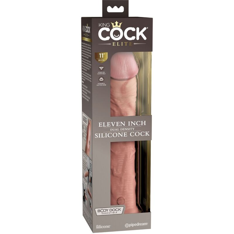 King Cock - Eleven Inch - Realistischer Silikondildo