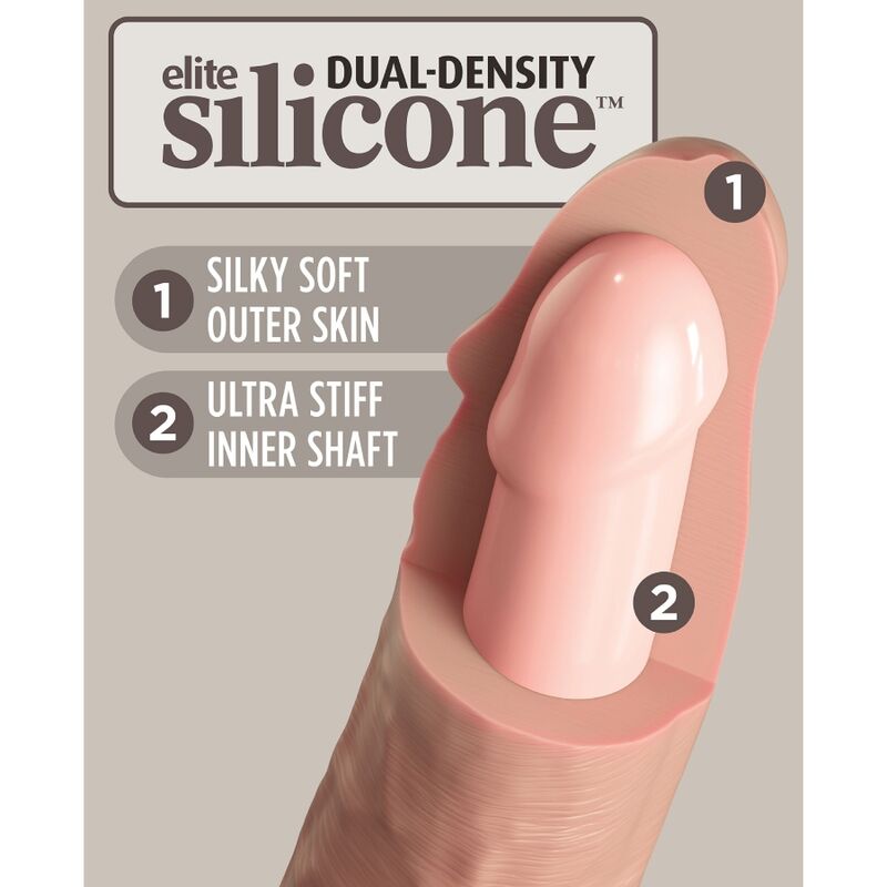 King Cock - Eleven Inch - Realistischer Silikondildo