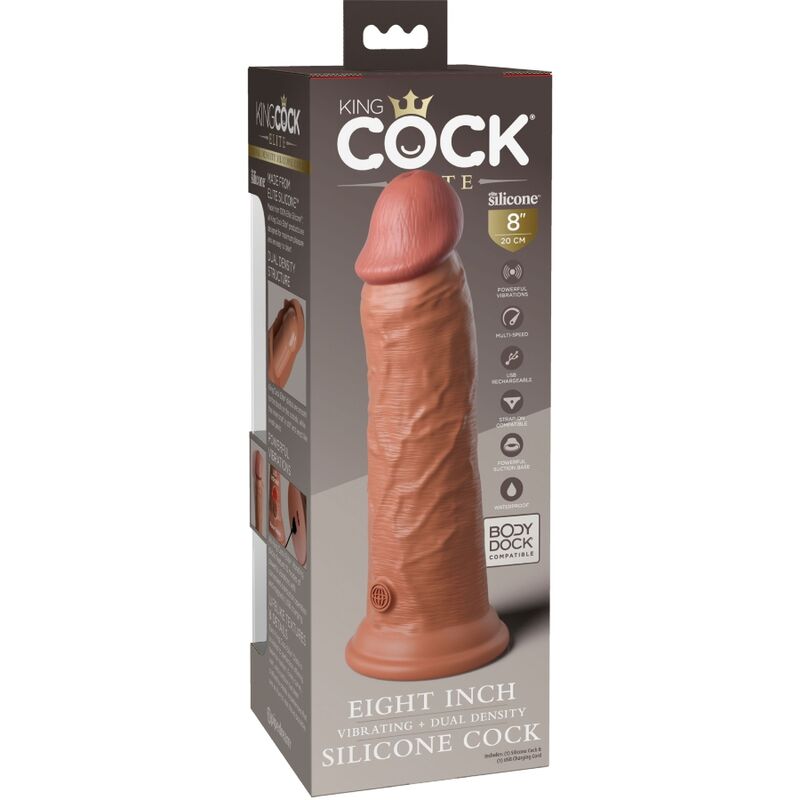 King Cock - Elite - Realistischer Dildo mit Vibration und Silikon