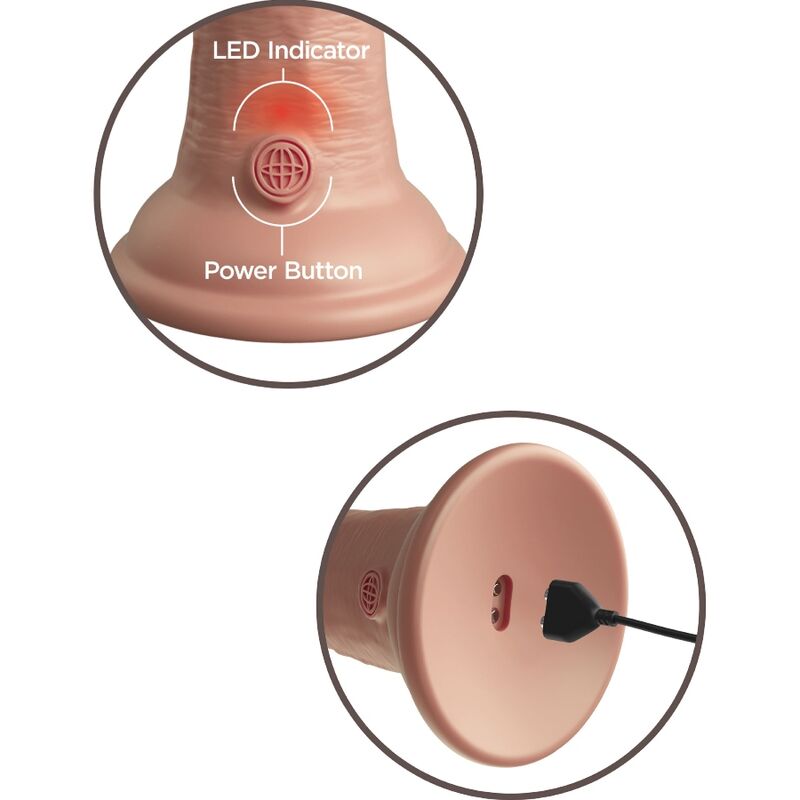 King Cock - Elite - Realistischer Dildo mit Vibration und Silikon
