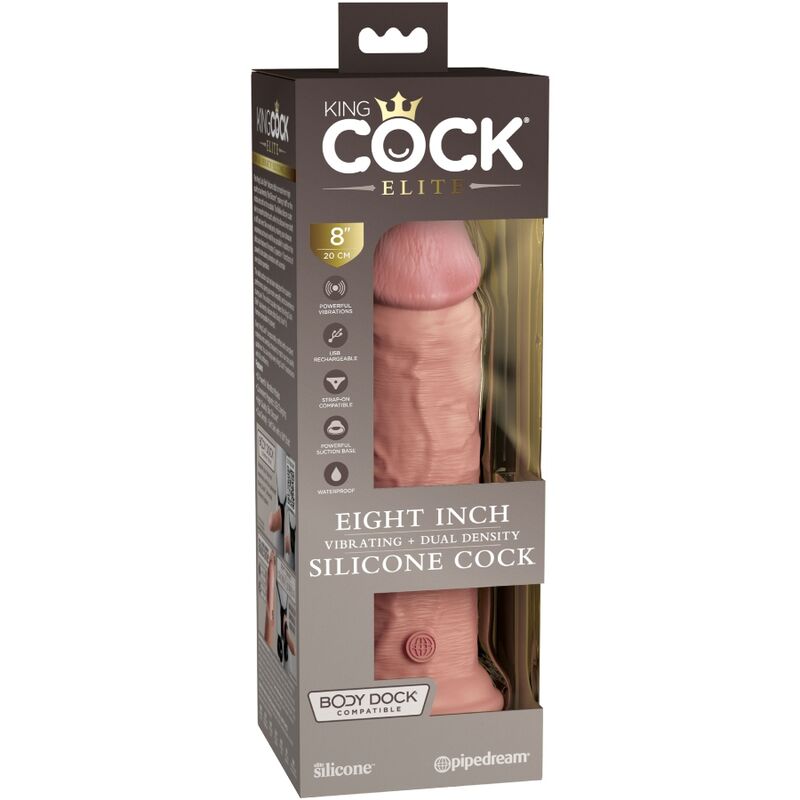 King Cock - Elite - Realistischer Dildo mit Vibration und Silikon