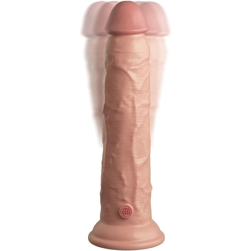 King Cock - Nine Inch - Realistischer Silikon-Dildo mit Vibration