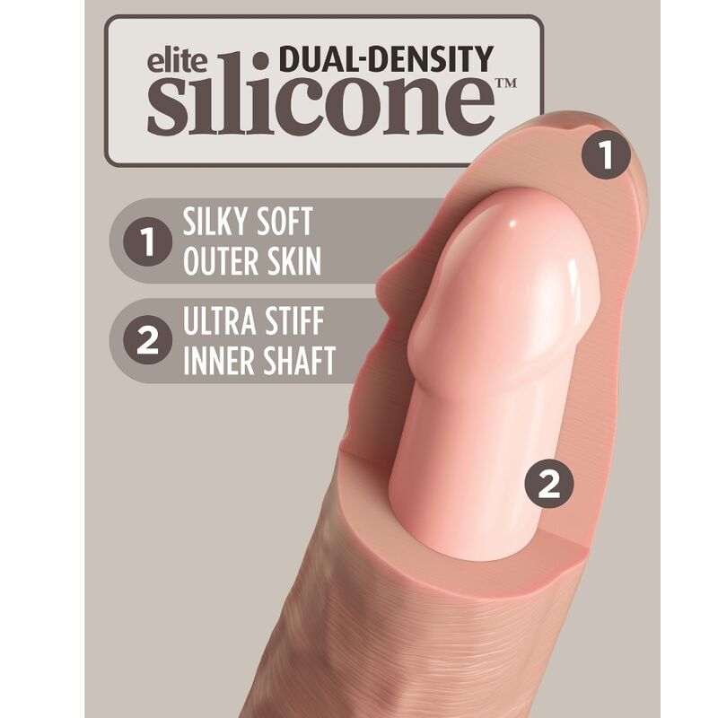 King Cock - Elite - Verstellbarer Gurt mit Dildo