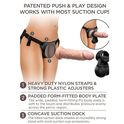King Cock - Elite Deluxe - Verstellbares Harness-Kit