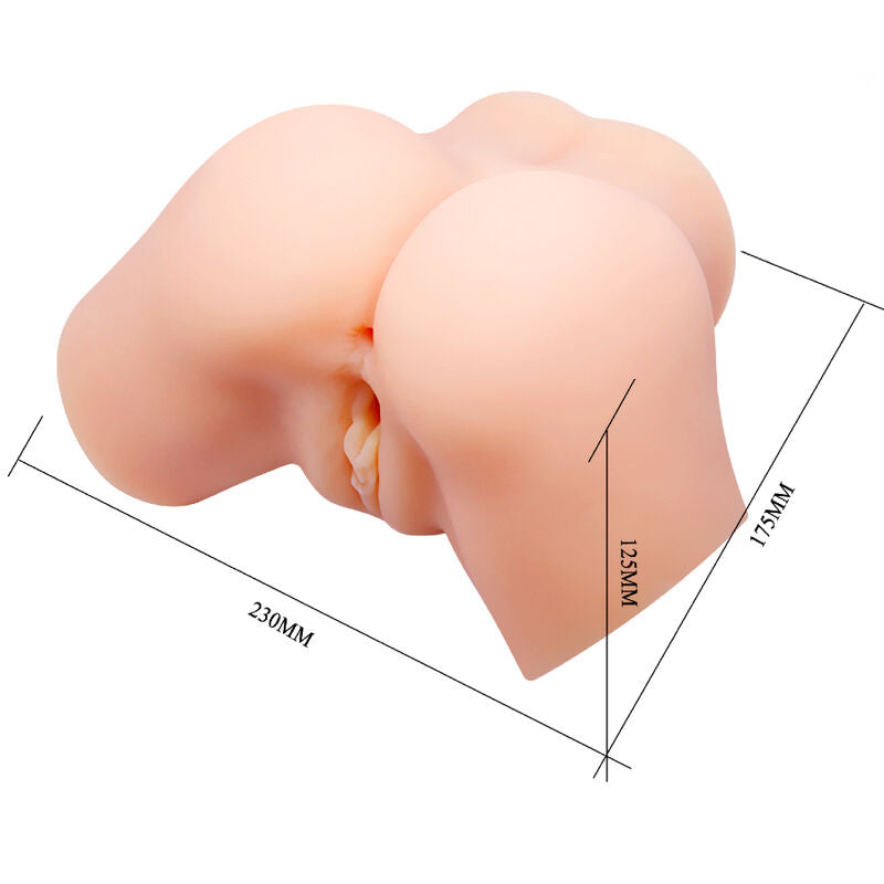 Crazy Bull - Vibrierender Masturbator mit Doppelöffnung
