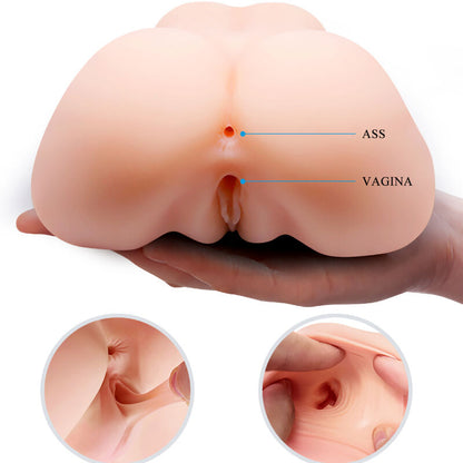 Crazy Bull - Realistische Vagina- und Anus-doppelvibration