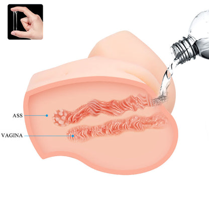 Crazy Bull - Realistische Vagina- und Anus-doppelvibration