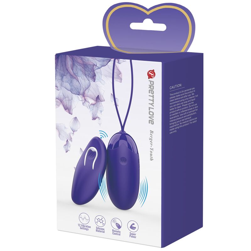 Pretty Love - Berger - Vibrations-Ei mit Fernbedienung