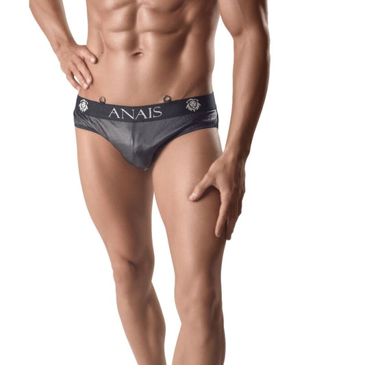 Anais Men - Ares - Herren-Slip  Wetlook mit Harness-Ringen