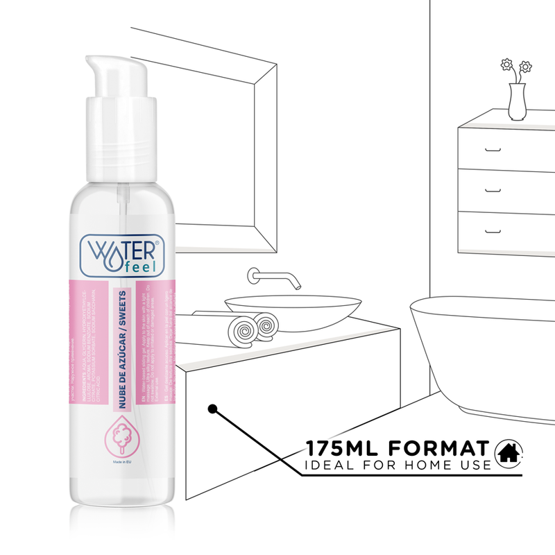 Waterfeel - Zuckerwatte-Gleitgel auf Wasserbasis