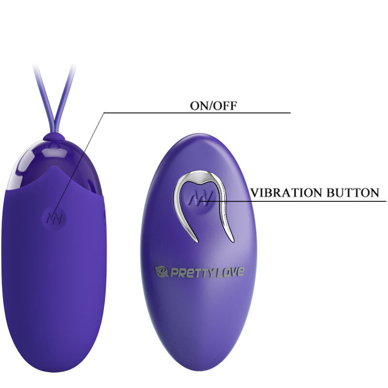 Pretty Love - Berger - Vibrations-Ei mit Fernbedienung