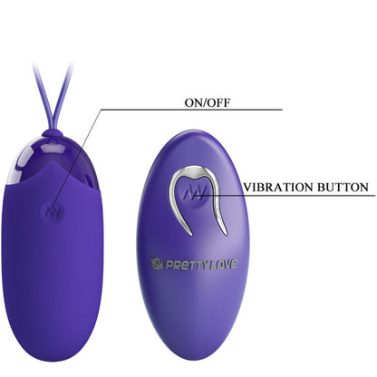 Pretty Love - Berger - Vibrations-Ei mit Fernbedienung