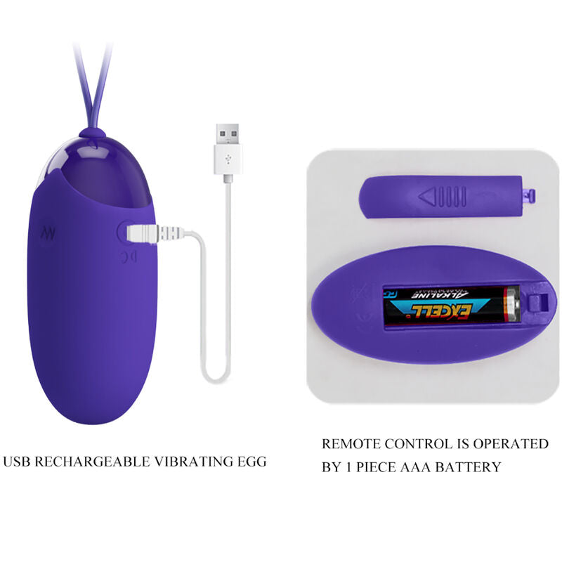 Pretty Love - Berger - Vibrations-Ei mit Fernbedienung