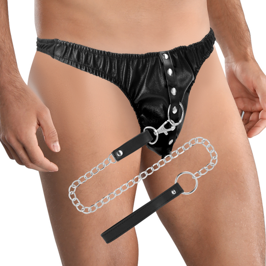 Darkness - Kettenharness - Submission Unterwäsche mit Ringen