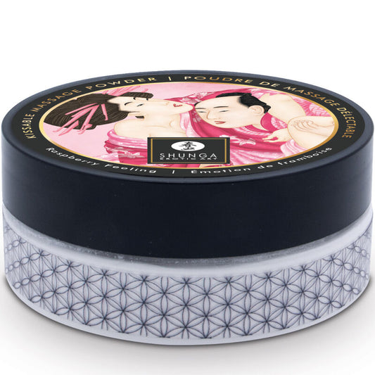 Shunga Erotic Art - Essbares Massagepulver Himbeere