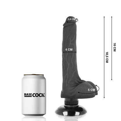 Basecock - Vibrationsdildo - Realistischer Vibrator mit Flexschaft