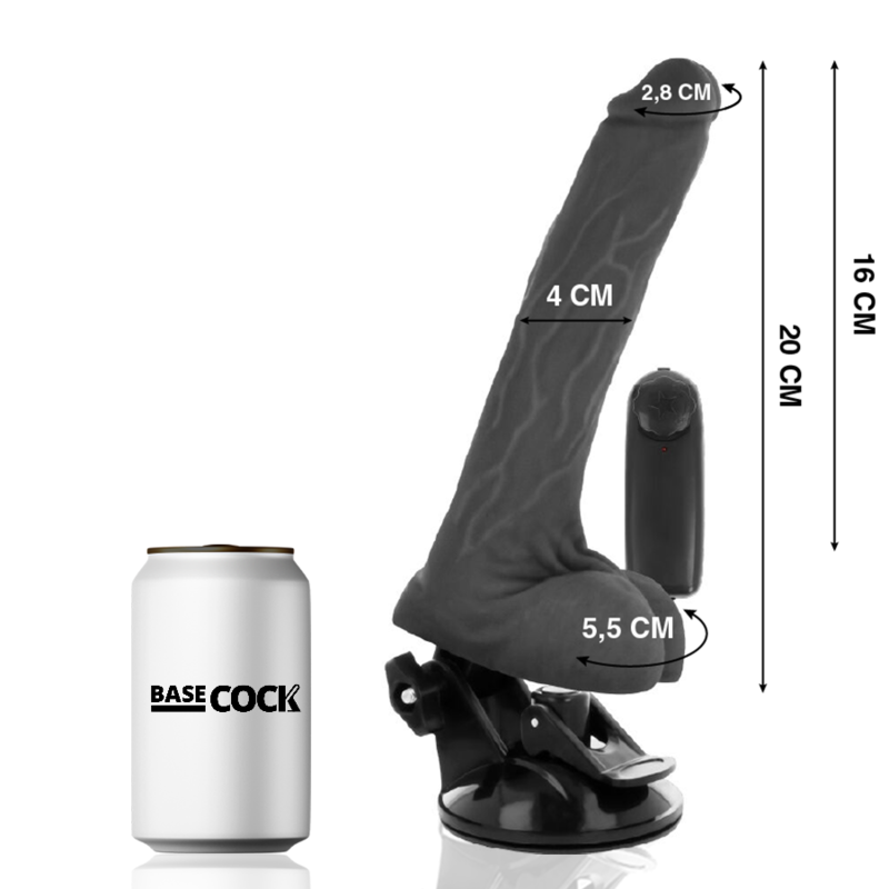 Basecock - Vibrationsdildo - Realistischer Vibrator mit Fernbedienung