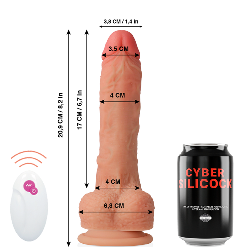 Cyber - Master Huck - Dildo mit Fernbedienung