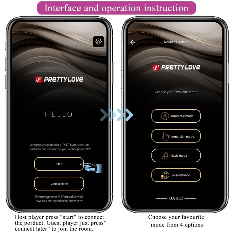 Pretty Love - Jayleen - Vibrator mit App-Fernbedienung