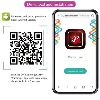 Pretty Love - Jayleen - Vibrator mit App-Fernbedienung