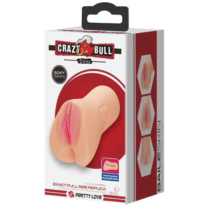 Crazy Bull - Vagina-Masturbator mit geripptem Tunnel