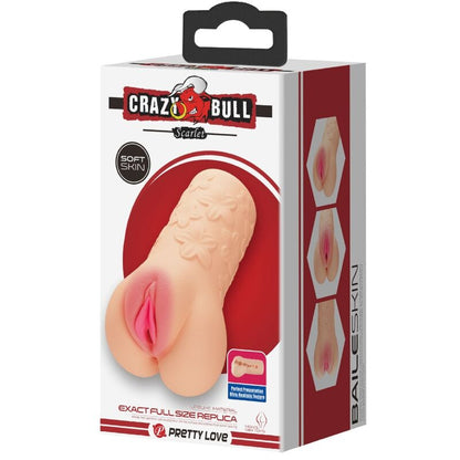 Crazy Bull - Vagina-Masturbator mit geripptem Tunnel und Standfuß