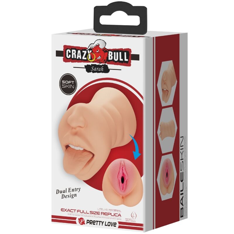 Crazy Bull - Masturbator mit Doppelkanal-Stimulation