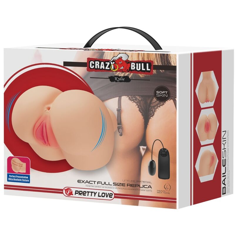 Crazy Bull - Dual-Channel-Masturbator mit Vibration