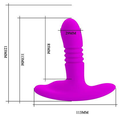 Pretty Love - Heather - Analplug mit Vibration