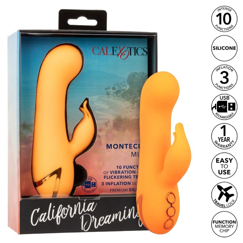 Calexotics - Doppelstimulator mit Aufpumpfunktion