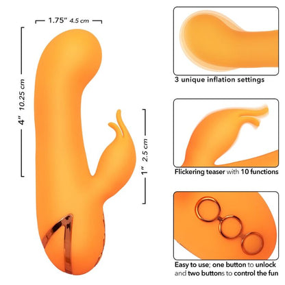 Calexotics - Doppelstimulator mit Aufpumpfunktion