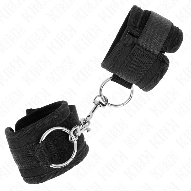 Kink - Handgelenkfesseln Schwarz Verstellbar 18-35 Cm X