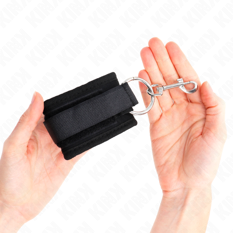 Kink - Handgelenkfesseln Schwarz Verstellbar 18-35 Cm X