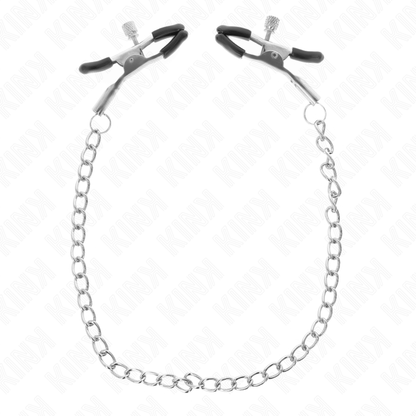 Kink - Dünne Kette mit Nippelklammern