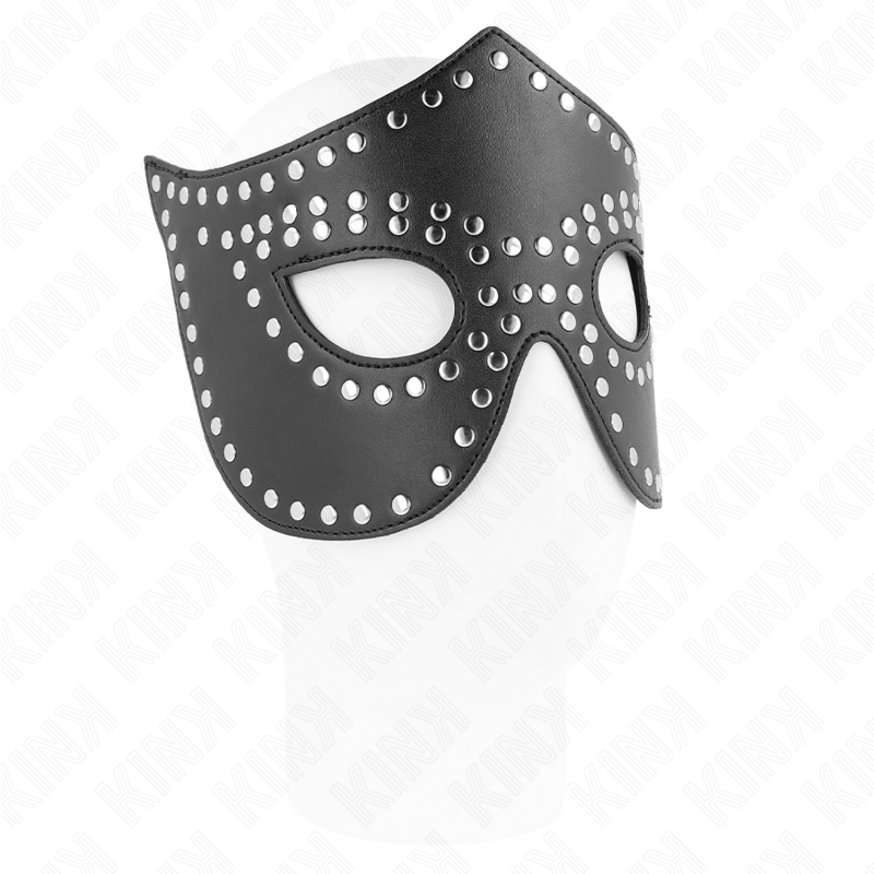 Kink - Kunstledermaske mit Nieten