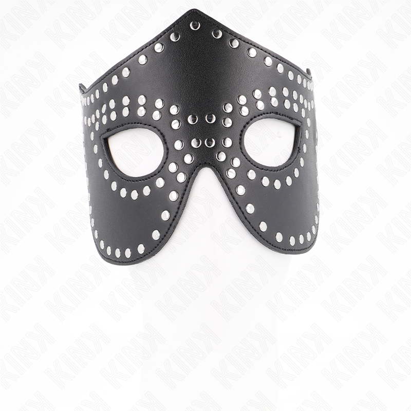Kink - Kunstledermaske mit Nieten