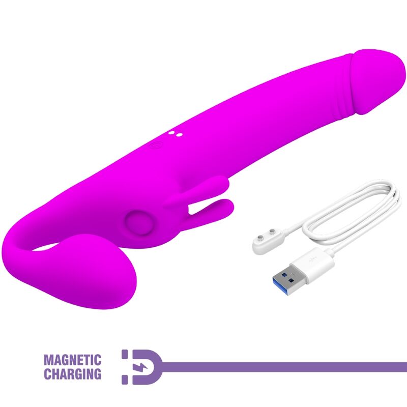 Pretty Love - Strapless Strap-On - Doppelvibrator