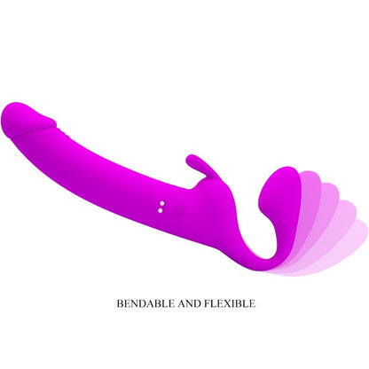 Pretty Love - Strapless Strap-On - Doppelvibrator